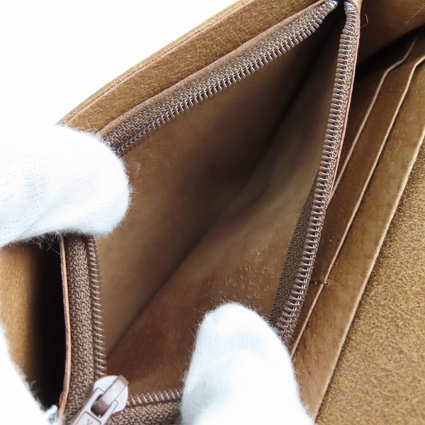 実際に弊社で買取させて頂いたPORTER/ポーター HOF/ホフ レザー 二つ折り ロングウォレット/長財布の画像 4枚目