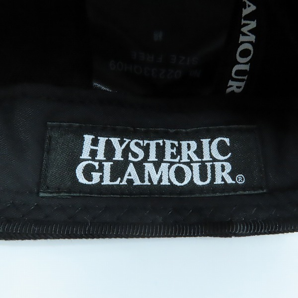 実際に弊社で買取させて頂いた【未使用】HYSTERIC GLAMOUR/ヒステリックグラマー HYS WHISKY刺繍 キャップ 02233QH09の画像 5枚目