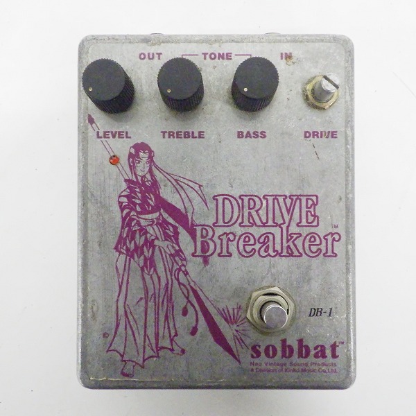 実際に弊社で買取させて頂いたsobbat/ソバット DRIVE Breaker DB-1 Distortion ディストーション エフェクター【動作確認済】