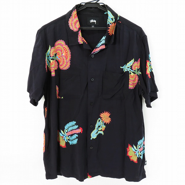実際に弊社で買取させて頂いたSTUSSY/ステューシー 18SS Hana Printed Shirt 半袖シャツ/Mの画像 0枚目