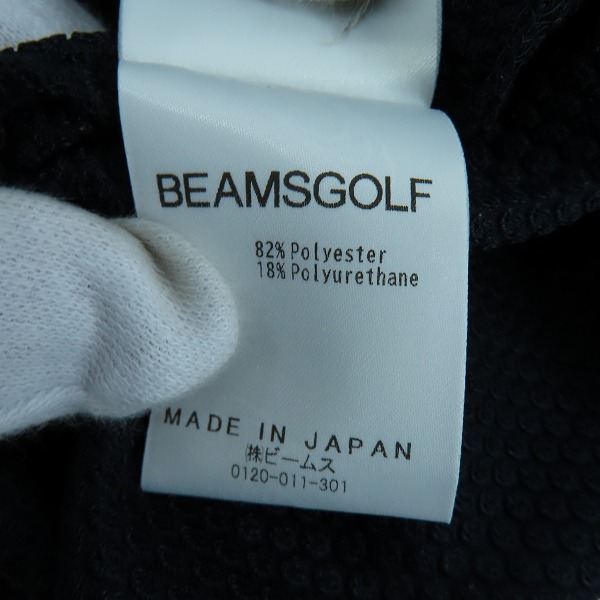 実際に弊社で買取させて頂いたBEAMS GOLF/ビームスゴルフ 半袖シャツ 84-03-0005-437-79-20 /Lの画像 4枚目