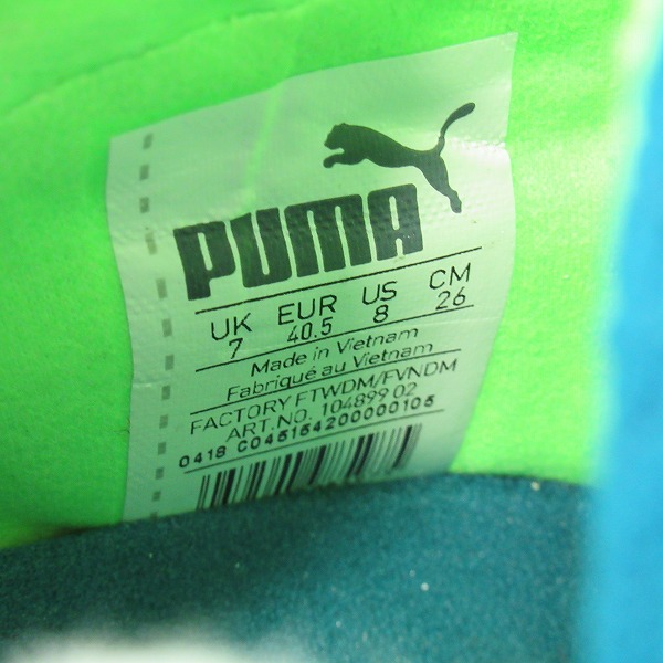 実際に弊社で買取させて頂いた【未使用】PUMA/プーマ フューチャー 18.1 NETFIT HG/スパイクシューズ/104899-02/26の画像 5枚目