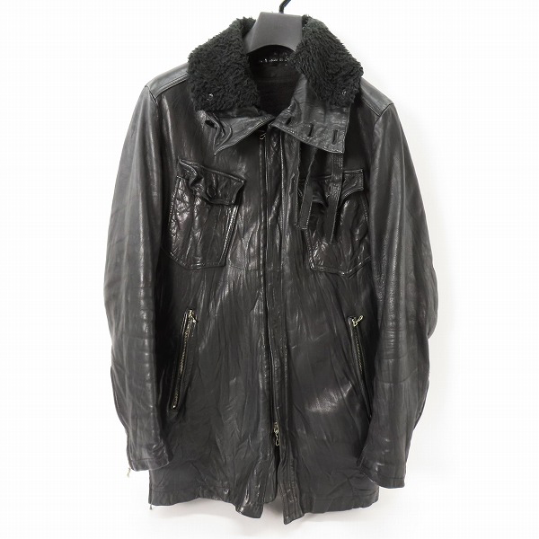 実際に弊社で買取させて頂いたDIET BUTCHER SLIM SKIN/ダイエットブッチャースリムスキン レザージャケット ライニング