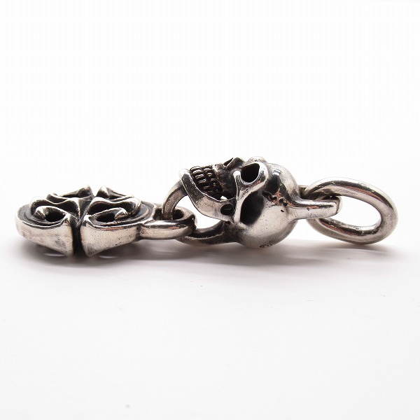 実際に弊社で買取させて頂いたGabor/ガボール スカル w/スカルプデットオーバル ペンダントの画像 3枚目