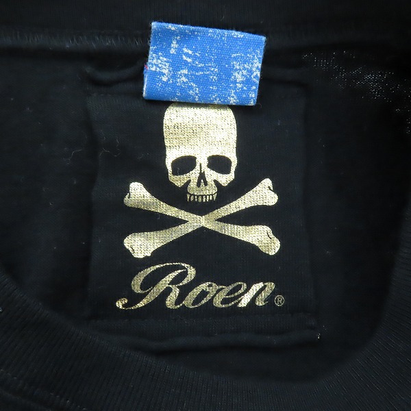 実際に弊社で買取させて頂いたRoen×Disney/ロエン×ディズニー ミッキーマウス ピースサイン Tシャツ 79147033 /48の画像 2枚目