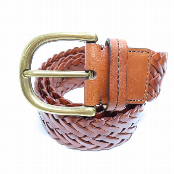 実際に弊社で買取させて頂いたTOM FORD/トムフォード レザー メッシュベルト TB212M/85