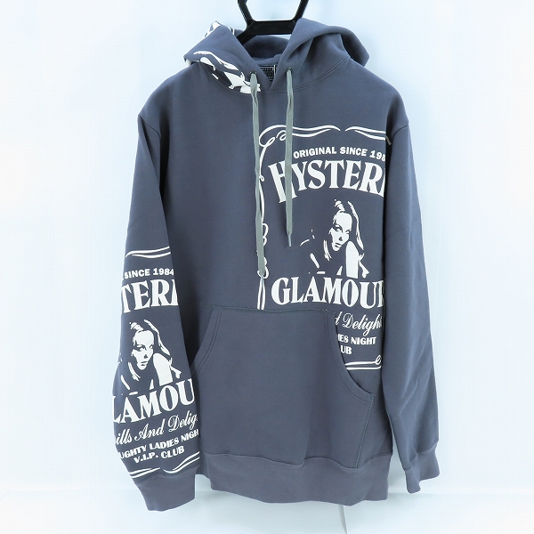 実際に弊社で買取させて頂いた【未使用】HYSTERIC GLAMOUR/ヒステリックグラマー 24AW ウイスキーラベル ガールプリント パーカー 02243CF04 /L