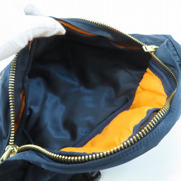 実際に弊社で買取させて頂いたPORTER/ポーター TANKER WAIST BAG L/タンカー ウエストバッグ L アイアンブルー/622-76628の画像 4枚目