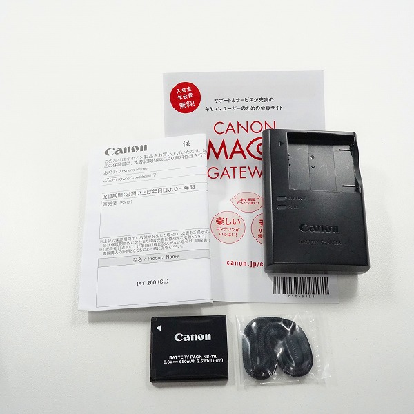 実際に弊社で買取させて頂いたCanon/キャノン PC2333 IXY200 コンパクトデジタルカメラ 動作確認済みの画像 7枚目