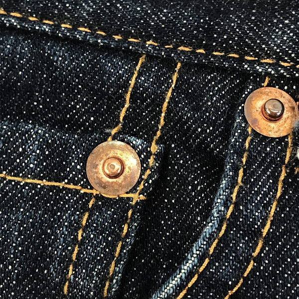 実際に弊社で買取させて頂いたMAISON KITSUNE/メゾンキツネ ロゴ刺繍 デニムパンツ/ジーンズ KMP-39000-A/29の画像 8枚目