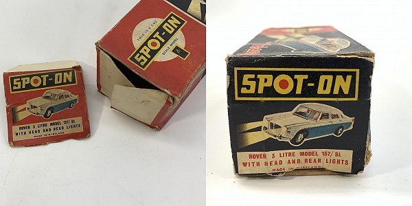 実際に弊社で買取させて頂いたTri-ang SPOT-ON/スポットオン 1/42 ROVER 3 LITER MODEL 157/SL WITH HEAD AND REAR LIGHTS/ローバー3 ライトレ ミニカーの画像 9枚目