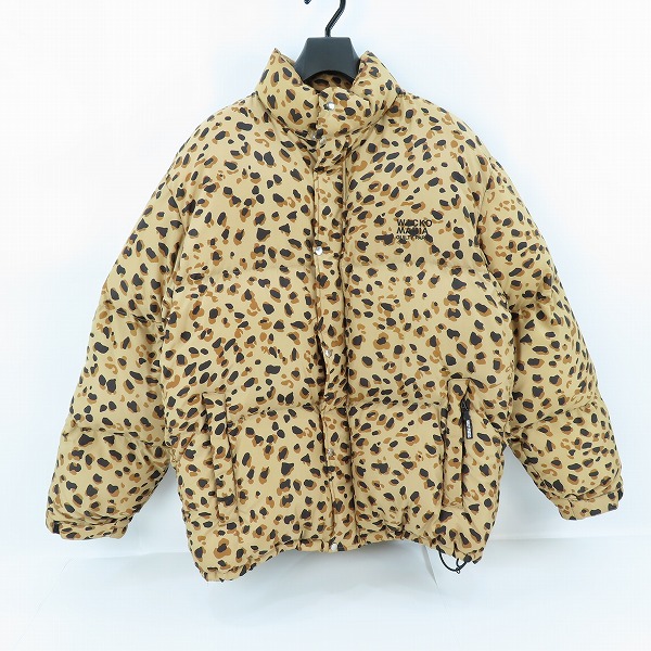 実際に弊社で買取させて頂いたWACKO MARIA×NANGA/ワコマリア×ナンガ レオパード ダウンジャケット /XL