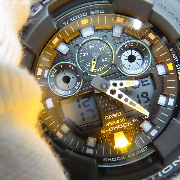 実際に弊社で買取させて頂いたG-SHOCK/Gショック デジアナ 腕時計/ウォッチ GA-100TUの画像 4枚目