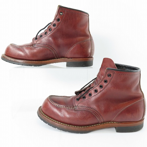 実際に弊社で買取させて頂いたRED WING/レッドウイング BECKMAN MOC TOE BOOTS/ベックマン モック ブーツ 9010/US8Dの画像 3枚目