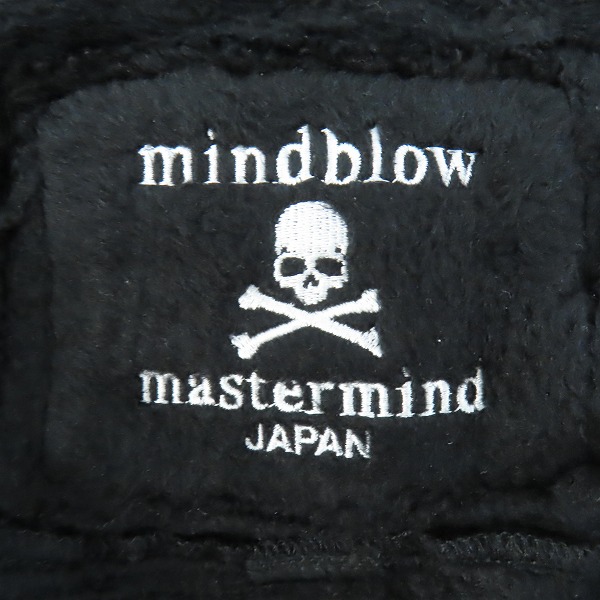 実際に弊社で買取させて頂いたmastermind JAPAN/マスターマインドジャパン 11AW/mindblow期 シルク100% ジップパーカー スカル刺繍 MZ-BL07-41/Lの画像 2枚目
