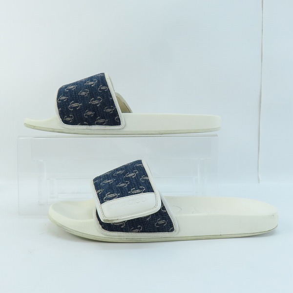 実際に弊社で買取させて頂いたJIMMY CHOO/ジミーチュウ マジックテープ サンダル 44の画像 3枚目