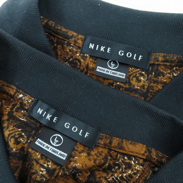 実際に弊社で買取させて頂いた【未使用】 NIKE GOLF/ナイキ ゴルフ 半袖 ポロシャツ 2点セット Lの画像 2枚目