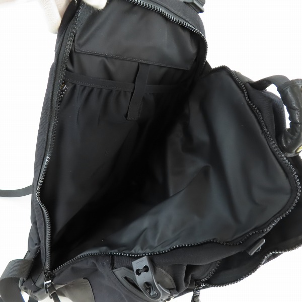 実際に弊社で買取させて頂いたvisvim/ビズビム BALLISTIC/バリスティック レザー切り替え リュックサック/バックパックの画像 3枚目