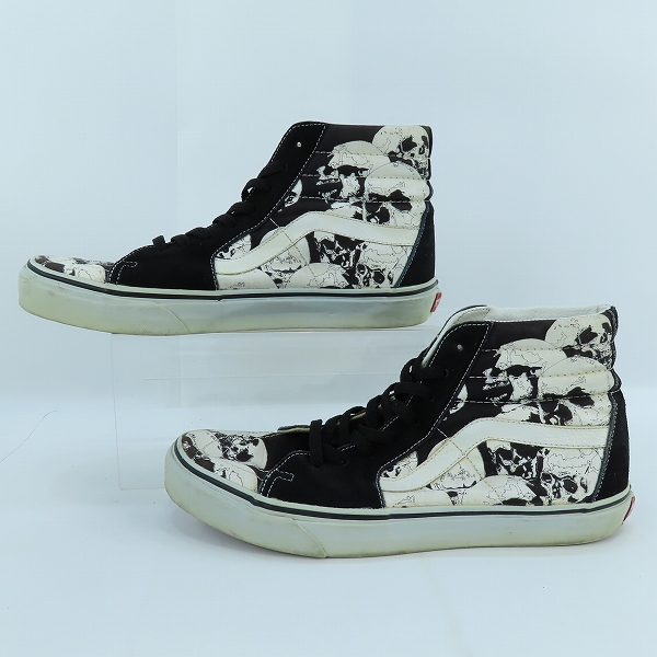 実際に弊社で買取させて頂いたVANS/バンズ SK8-HI REISSUE SKULLS スカル柄 ハイカットスニーカー 29.5cmの画像 3枚目