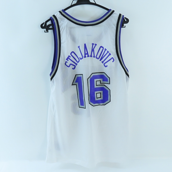 実際に弊社で買取させて頂いた【未使用】Champion/チャンピオン NBA KINGS/キングス ユニフォーム/ゲームシャツ #16 プレドラグ・ストヤコヴィッチ/Mの画像 1枚目