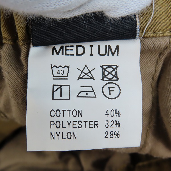 実際に弊社で買取させて頂いたCALEE/キャリー CORDURA イージーパンツ キャメル系 /Mの画像 4枚目