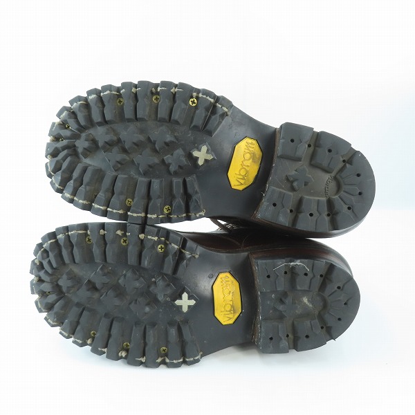 実際に弊社で買取させて頂いたWHITE S BOOTS/ホワイツブーツ Smoke Jumper/スモークジャンパー レースアップブーツ 350-V ブラウン 7Eの画像 2枚目