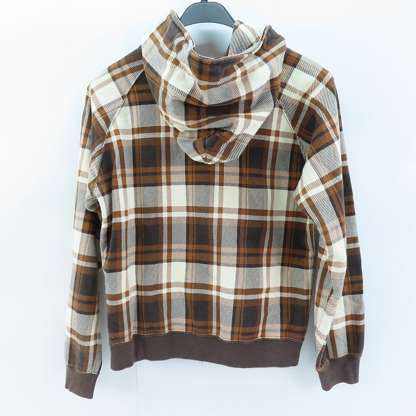 実際に弊社で買取させて頂いたAPEE BY A BATHING APE/エイピーバイアベイシングエイプ チェック柄 ジップアップパーカー /TALLの画像 1枚目