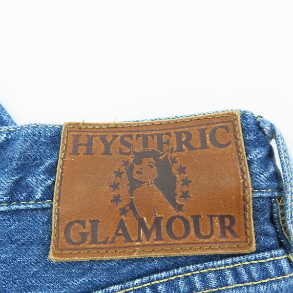 実際に弊社で買取させて頂いたHYSTERIC GLAMOUR/ヒステリックグラマー スタッズ VLU加工 デニムパンツ/ジーンズ 0241AP08/W30L32の画像 2枚目