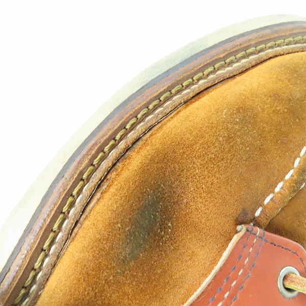 実際に弊社で買取させて頂いたRED WING/レッドウィング B&Y ユナイテッドアローズ別注 OXFORD/オックスフォード シューズ 8098/9Dの画像 7枚目