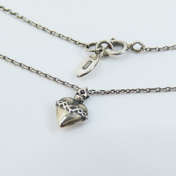 実際に弊社で買取させて頂いたamp japan/アンプジャパン ハート ネックレス