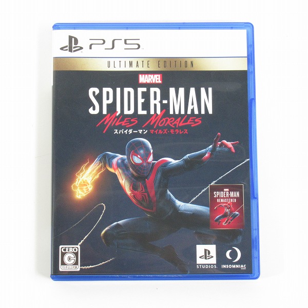 実際に弊社で買取させて頂いたPS5ソフト Marvel's Spider-Man: Miles Morales Ultimate Edition/スパイダーマン マイルズ・モラレス【動作未確認】