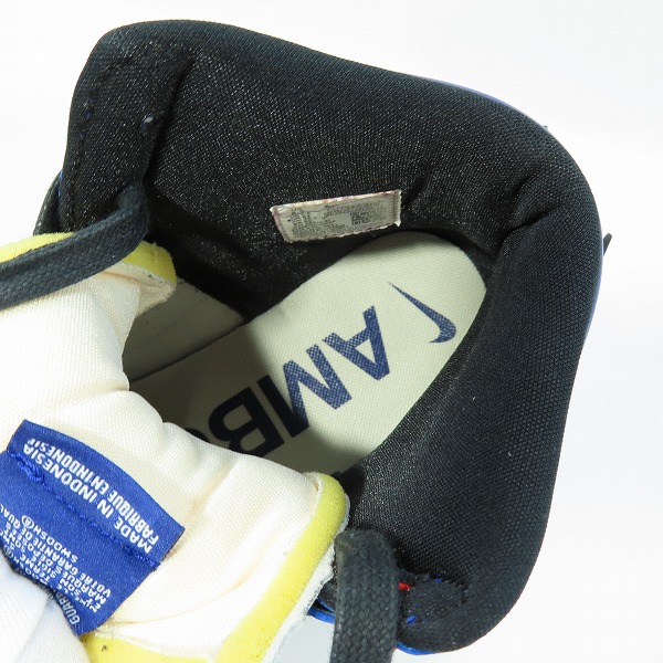 実際に弊社で買取させて頂いたNIKE×AMBUSH/ナイキ×アンブッシュ DUNK HIGH DEEP ROYAL/ダンクハイ ディープロイヤル CU7544-400/26.5の画像 4枚目