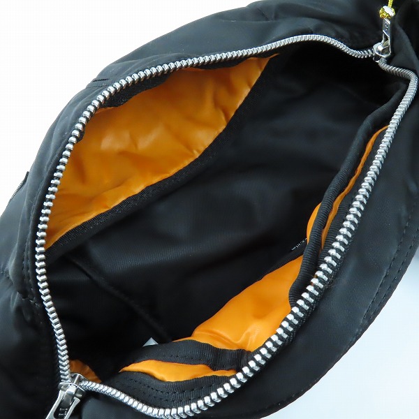 実際に弊社で買取させて頂いた(1)【未使用】PORTER/ポーター TANKER WAIST BAG (S) タンカー ウエストバッグ S ブラック/622-06629の画像 4枚目