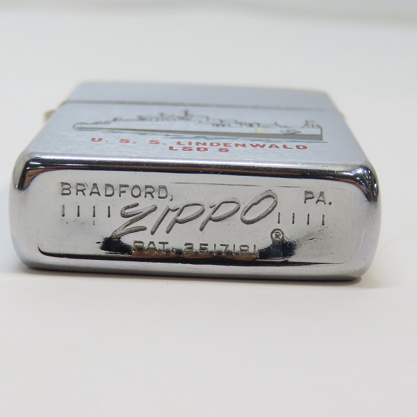 実際に弊社で買取させて頂いたZIPPO/ジッポー  USS LINDEN WALD/LSD6/1966年製の画像 3枚目