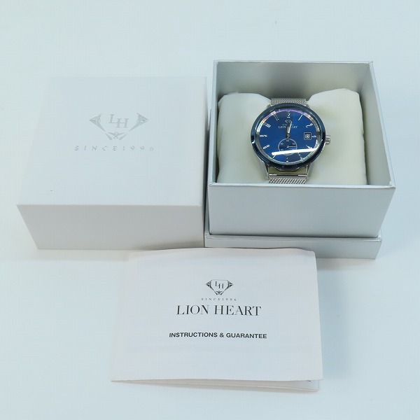 実際に弊社で買取させて頂いたLION HEAT/ライオンハート メタルバンド 腕時計 LHW103【動作未確認】の画像 6枚目