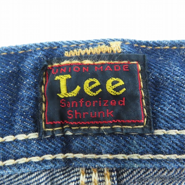 実際に弊社で買取させて頂いたLee/リー REAL VINTAGE COWBOY 1936年MODEL デニムパンツ/ジーンズ 16101/33の画像 2枚目