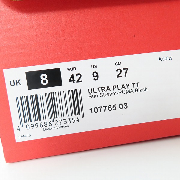 実際に弊社で買取させて頂いたPUMA/プーマ ULTRA PLAY/ウルトラ プレイ TT サッカー/トレーニング シューズ 107765-03/27の画像 9枚目