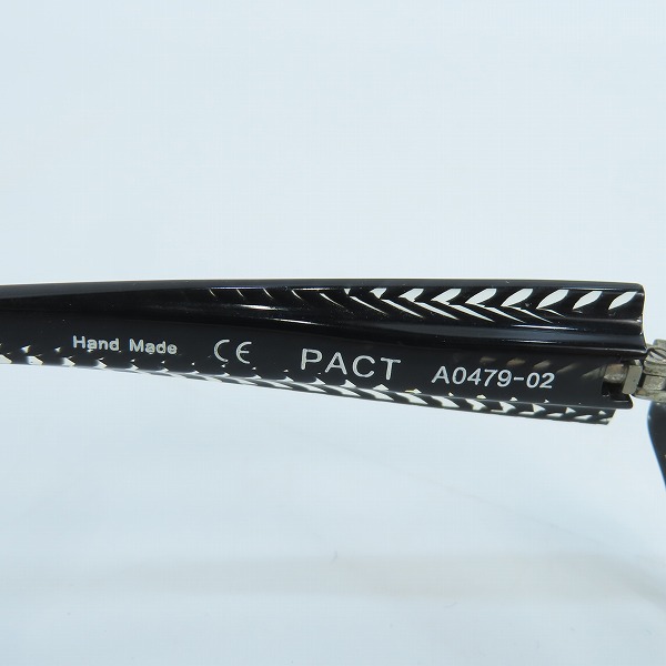 実際に弊社で買取させて頂いたalain mikli/アランミクリ PACT/パクト メガネフレーム/アイウェア A0479-02の画像 3枚目