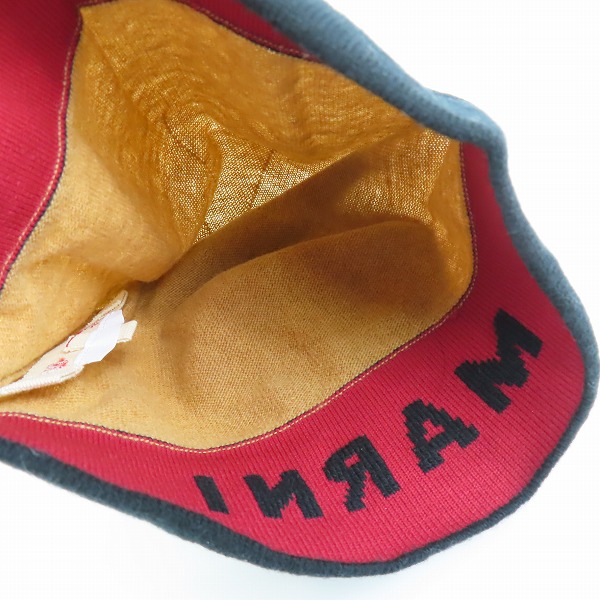 実際に弊社で買取させて頂いたMARNI/マルニ バイカラーニットキャップ clmc0025q1/Mの画像 2枚目