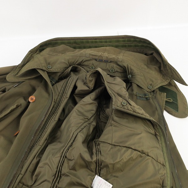 実際に弊社で買取させて頂いたato/アトウ 中綿ライナー付き モッズコート AM9C-C03/46の画像 6枚目