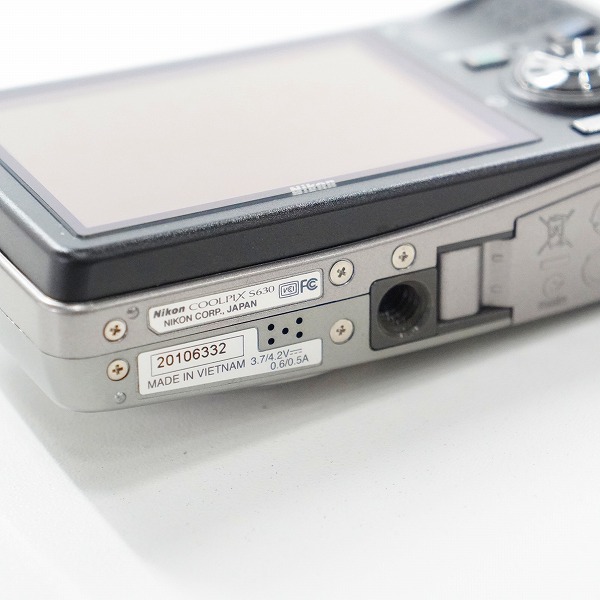実際に弊社で買取させて頂いたNikon/ニコン COOLPIX S630 コンパクトデジタルカメラ 動作未確認の画像 6枚目