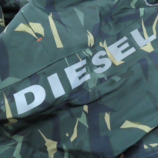 実際に弊社で買取させて頂いたDIESEL/ディーゼル カモフラ柄  フーデッド ジャケット/Lの画像 5枚目