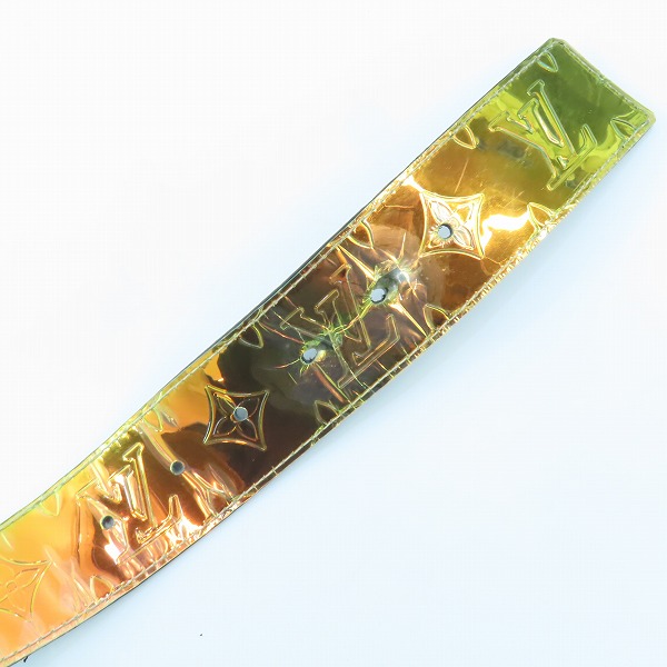 実際に弊社で買取させて頂いたLOUIS VUITTON/ルイヴィトン 19SS モノグラム サンチュール プリズム モノグラム ベルト M0251/100/40の画像 5枚目