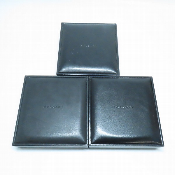 実際に弊社で買取させて頂いたBVLGARI/ブルガリ ジュエリーケース/空箱/ネックレス用 3点セット