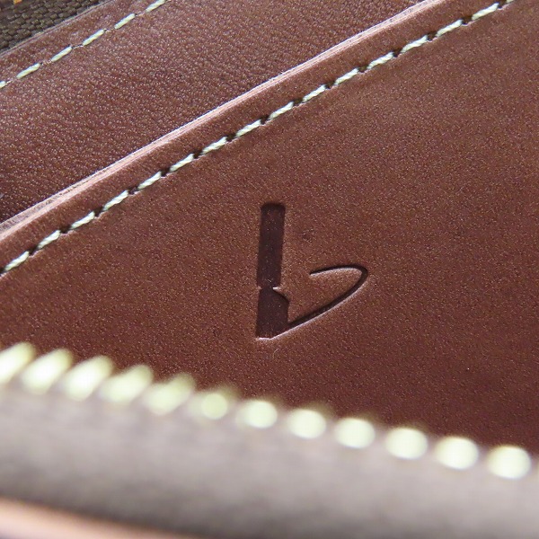 実際に弊社で買取させて頂いた土屋鞄製造所/ツチヤカバン L字ファスナー レザー ウォレット/コインケース/小銭入れ ブラウンの画像 5枚目