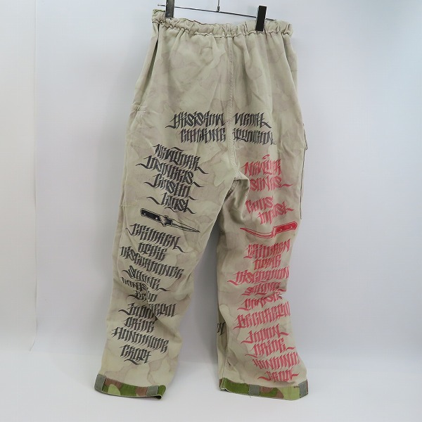 実際に弊社で買取させて頂いたchildren of the discordance/チルドレンオブザディスコーダンス ハンドペイント リメイクパンツの画像 1枚目