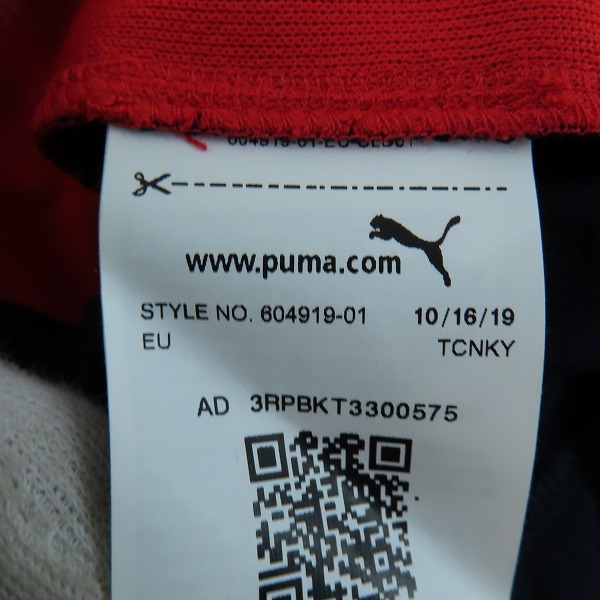 実際に弊社で買取させて頂いたPUMA/プーマ Red Bull Racing/レッドブル ポロシャツ 長袖 F1/ネイビー 濃紺/604919-01/XLの画像 3枚目