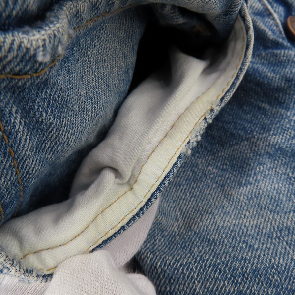 実際に弊社で買取させて頂いた【JPタグ】CELINE/セリーヌ ウェスリージーンズ デニムパンツ インディゴ N850 034S 08ZM/27の画像 6枚目