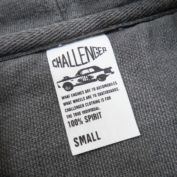 実際に弊社で買取させて頂いたCHALLENGER/チャレンジャー フレイムス プルオーバーパーカー Sの画像 2枚目
