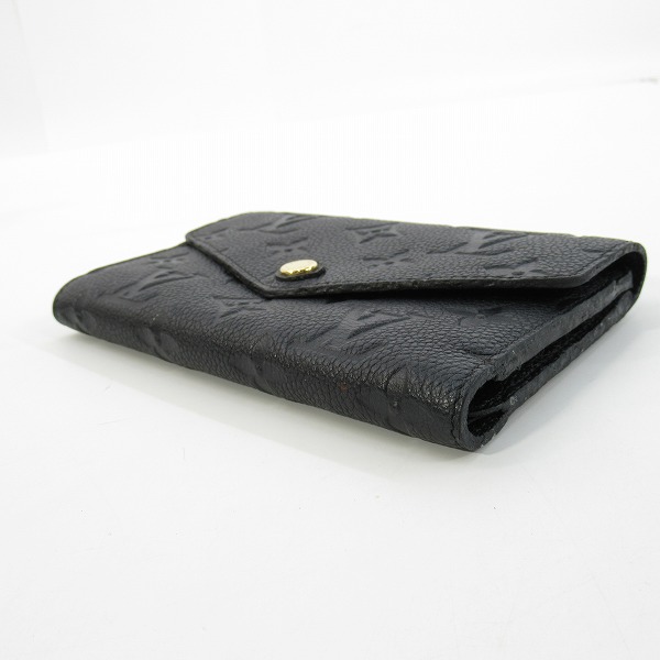 実際に弊社で買取させて頂いたLOUIS VUITTON/ルイヴィトン モノグラム アンプラント 三つ折り財布 ウォレット ブラックの画像 2枚目